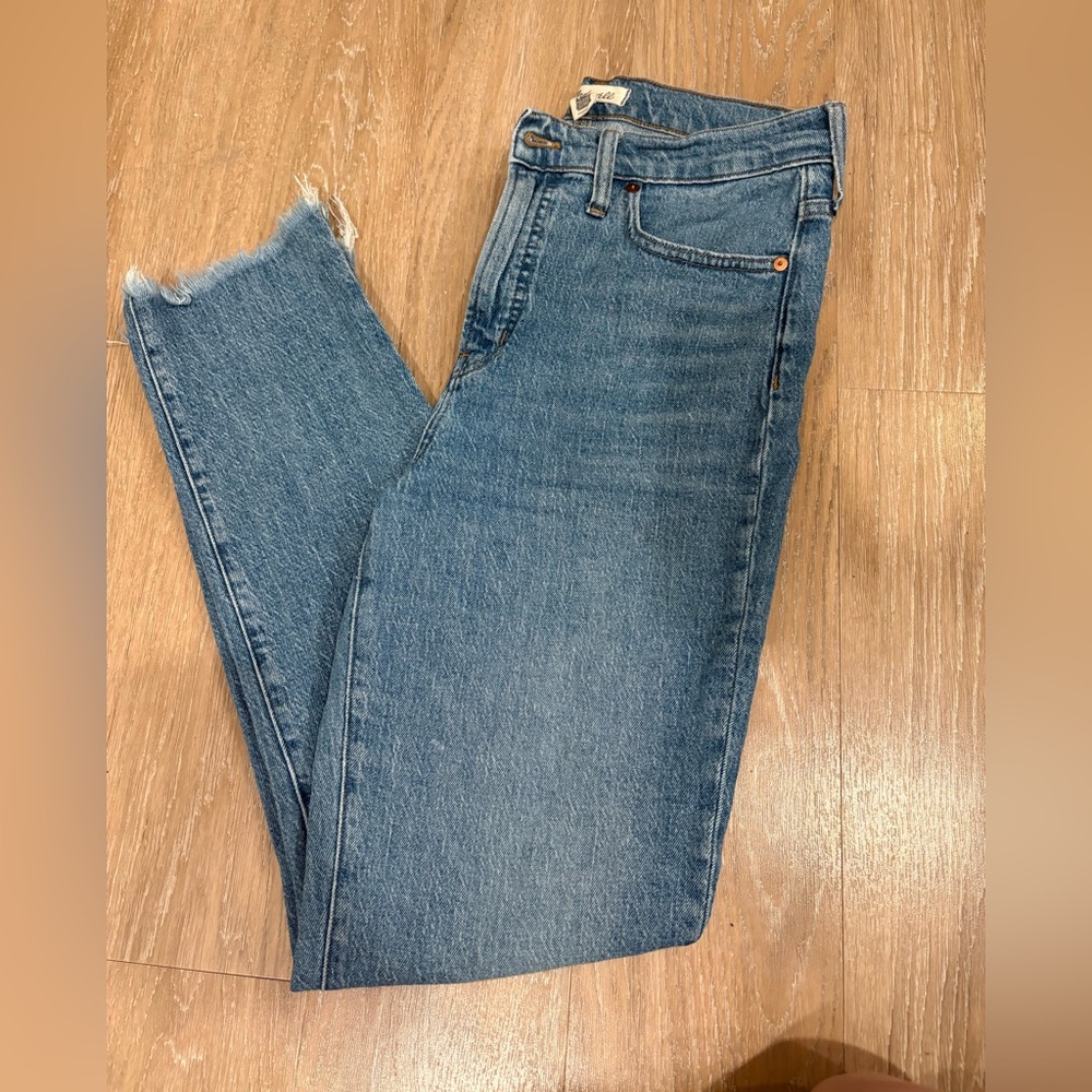 Madewell Blue Ankle Cropped Jeans